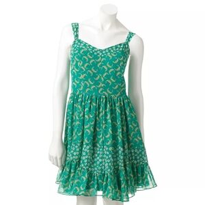💚 Lauren Conrad Floral Ruffle Dress
